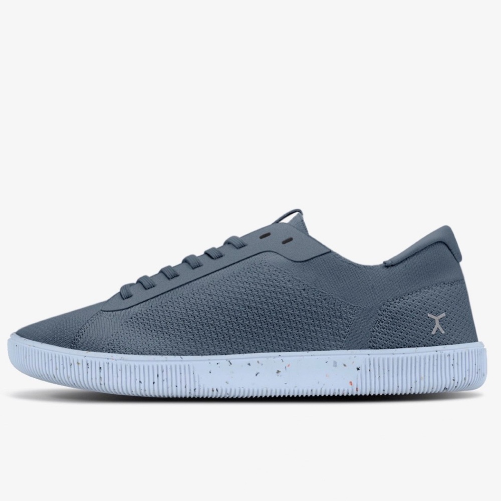 Flux Adapt Trainer Concrete Grey Barefoot Knit Blue Sneakers Size W’s 9 M’s 8 - Picture 3 of 10